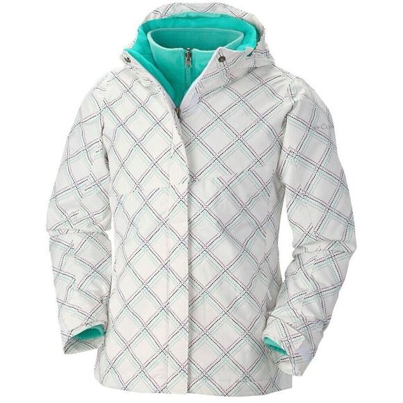 Columbia Other - Columbia winter white girls 3 in 1 coat size XXS 4-5